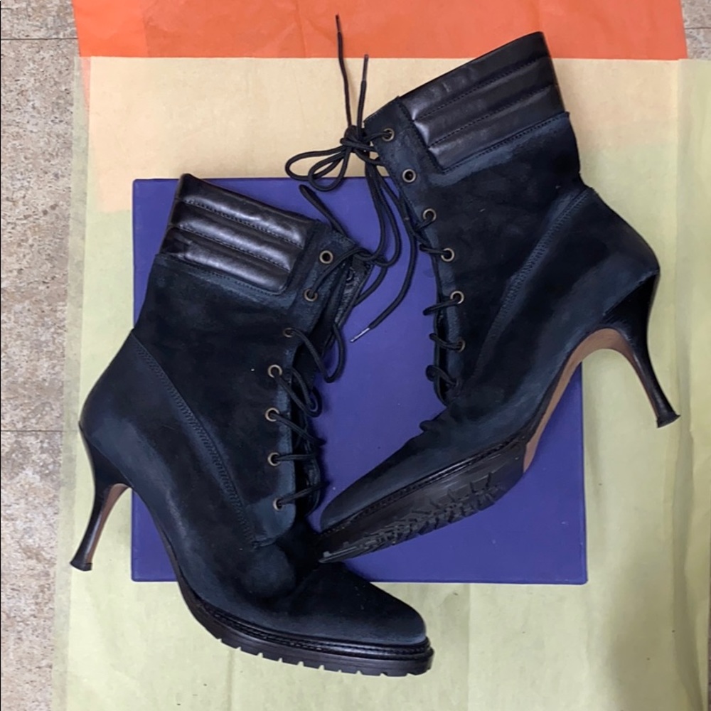 Patrizia Pepe Gorgeous Suede Leather Booties Not Used